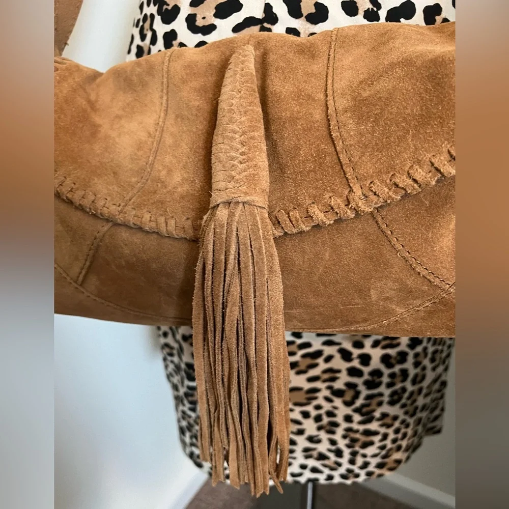 Lucky Brand Suede Crossbody Bag - Picture 3 of 7